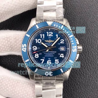 TF Factory Replica Breitling Superocean ETA2824 SS Watch 44MM